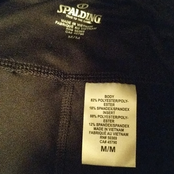Spalding black and gray cutout leggings nwt - Picture 5 of 5